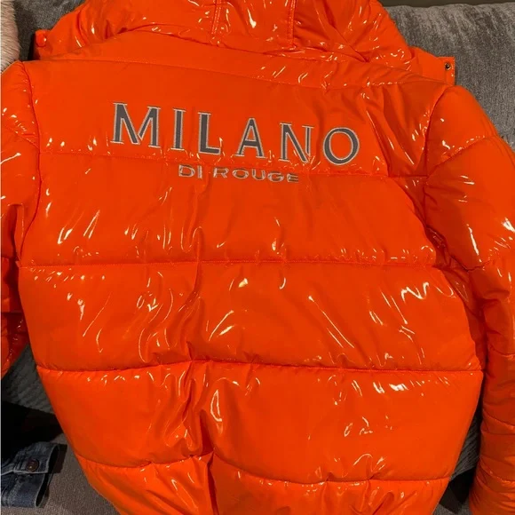 Bubble Coat Red Milano Coat Milano Jackets Coats Orange Milano